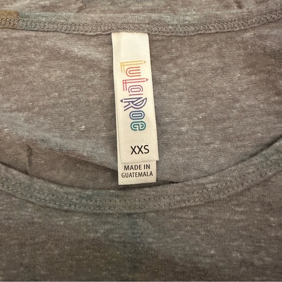 Lularoe Peacock Classic T shirt. Women’s XXS. - Picture 3 of 5